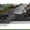 Mexen Omar chiuvetă granit 1-cameră 800 x 480 mm, negru punctat, sifon auriu - 6520801005-76-G