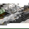 Mexen Omar chiuvetă granit 1-cameră 800 x 480 mm, negru punctat, sifon auriu - 6520801005-76-G