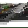 Mexen Omar chiuvetă de bucătărie din granit cu 1 cuvă 800 x 480 mm, negru, sifon auriu - 6520801005-77-G