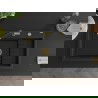 Mexen Omar chiuvetă de bucătărie din granit cu 1 cuvă 800 x 480 mm, negru, sifon auriu - 6520801005-77-G
