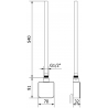Mexen FA-05W elektromos fűtőbetét 600 W, fehér - W958-0600-20