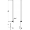 Mexen FA-05W încălzitor electric 600 W, alb - W958-0600-20