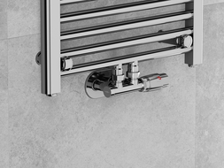 Mexen supapă de radiator unghiulară, Duplex, DN50, crom - W907-000-01