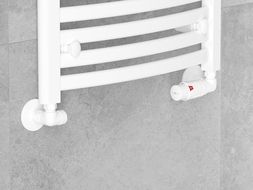 Mexen Uni-Term robinete de radiator axiale, albe - W903-000-20