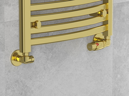 Mexen robinete de radiator axiale, aurii - W903-000-50