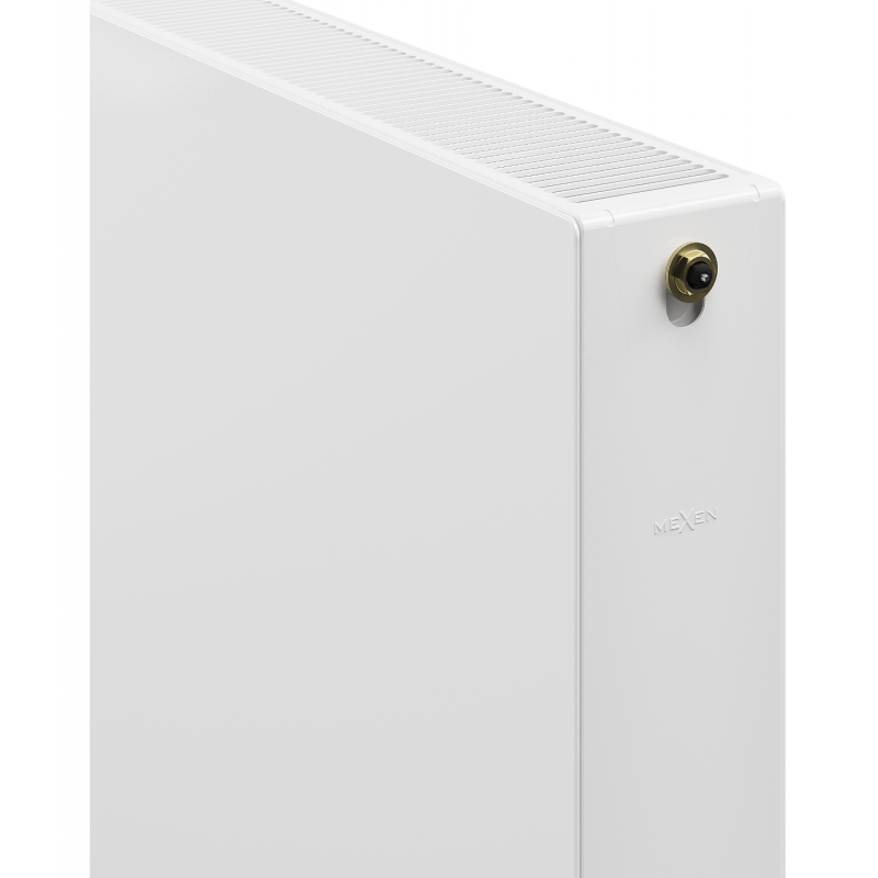 Mexen Flat CCF22 lapos radiátor 300 x 1200 mm, alsó középső csatlakozás, 1081 W, fehér - W6C22F-030-120-00