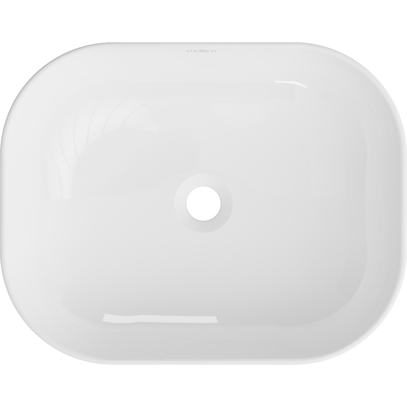 Mexen Rosa egyedi kialakítású mosdókagyló 50 x 40 cm, fehér - 21095000