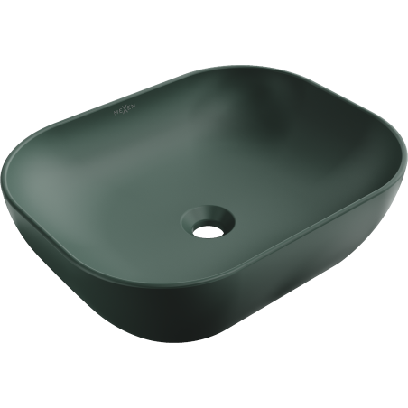 Mexen Rosa chiuvetă de blat 50 x 40 cm, verde închis mat - 21095047