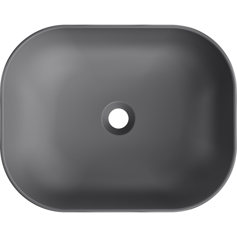 Mexen Rosa chiuvetă de blat 50 x 40 cm, gri închis mat - 21095071