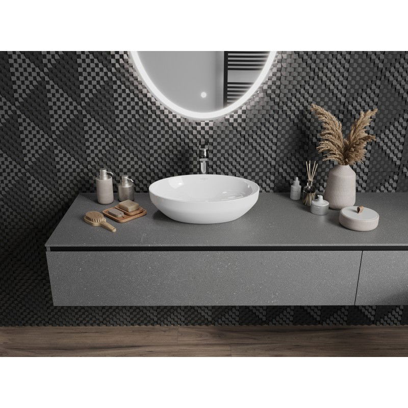 Mexen Cornelia lavoar pe blat 50 x 37 cm, alb - 21885000