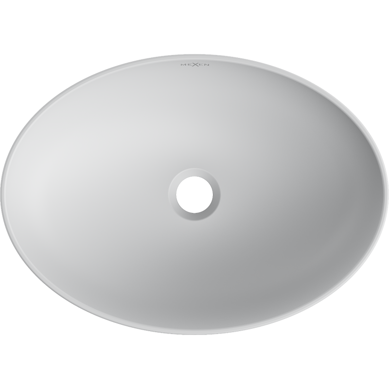 Mexen Cornelia 50 x 37 cm-es ráültethető mosdókagyló, platina matt - 21885063