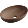 Mexen Cornelia lavoar pe blat 50 x 37 cm, maro mat - 21885068