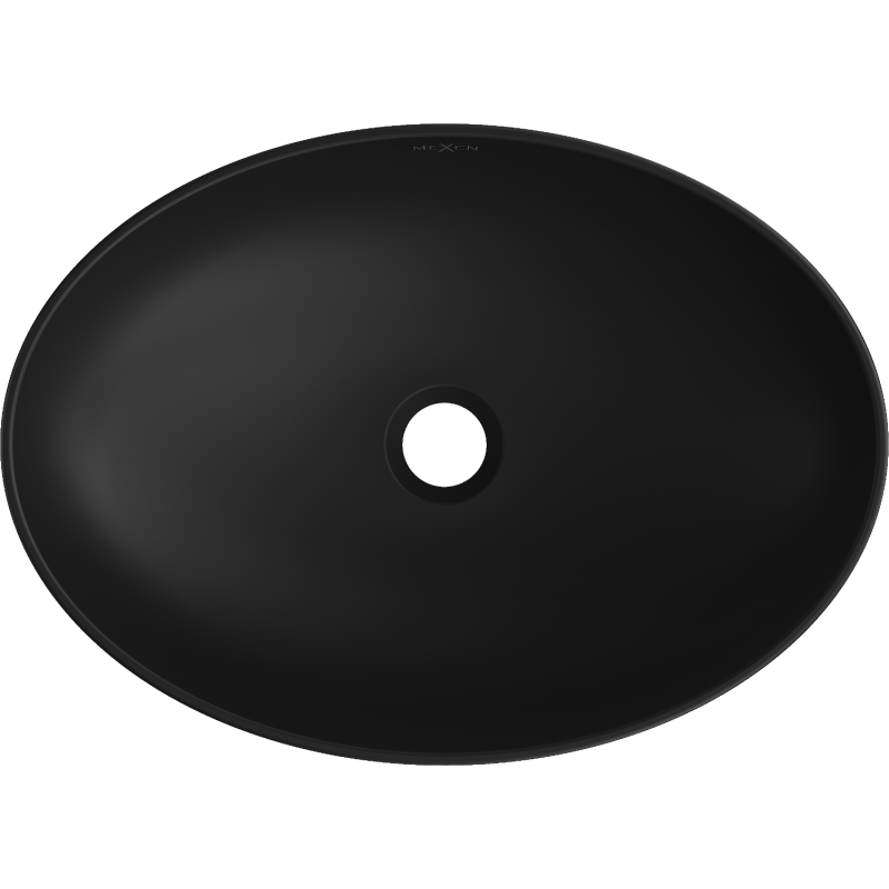 Mexen Cornelia lavoar pe blat 50 x 37 cm, negru mat - 21885085