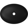 Mexen Cornelia chiuvetă pe blat 50 x 36 cm, Negru mat - 21885085