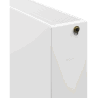 Radiator plat din Mexen Flat CCF33 500 x 1000 mm, conectare centrală inferioară, 1901 W, alb - W6C33F-050-100-00
