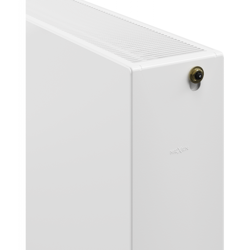 Mexen Flat CCF33 lapradiátor 500 x 1300 mm, alsó középső csatlakozás, 2471 W, fehér - W6C33F-050-130-00