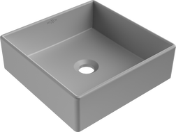 Mexen Goya lavoar pe blat 35 x 35 cm, gri deschis mat - 22183561
