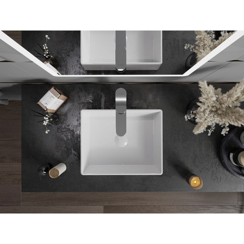 Mexen Goya lavoar pe blat 40 x 32 cm, alb - 22184000