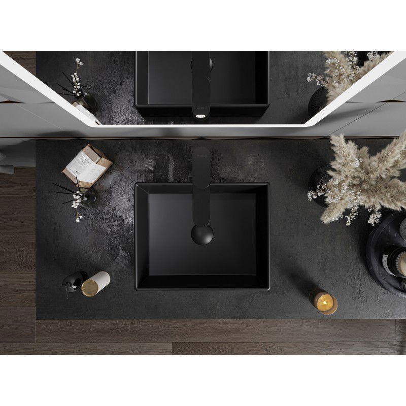 Mexen Goya chiuvetă pe blat 40 x 32 cm, negru mat - 22184085