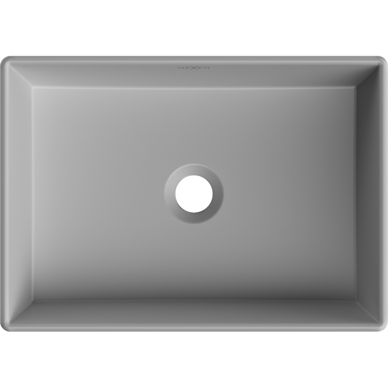 Mexen Goya chiuvetă de blat 45 x 32 cm, gri deschis mat - 22184561
