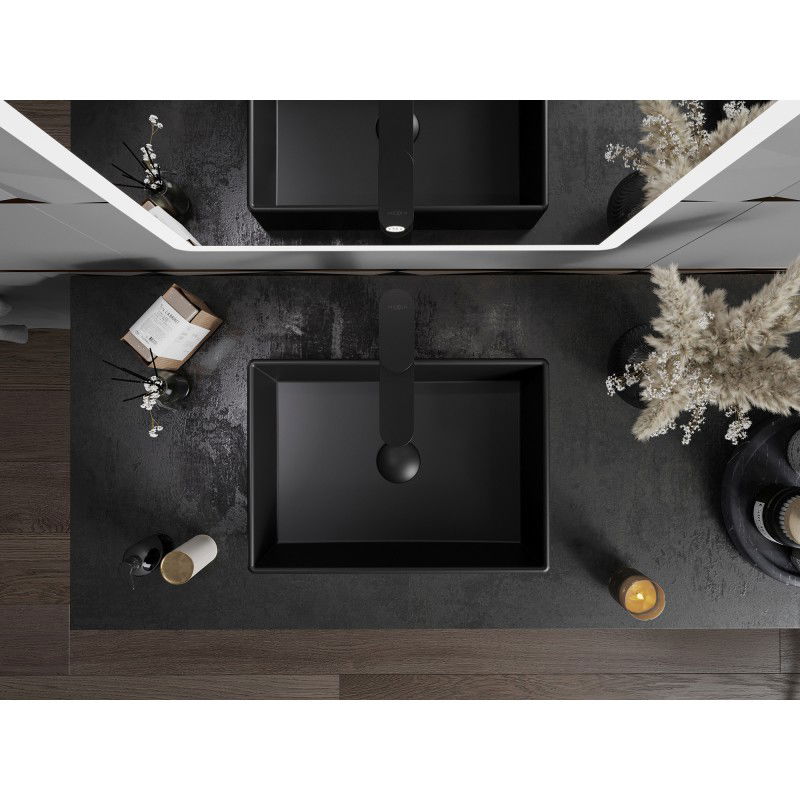 Mexen Goya chiuvetă pe blat 45 x 32 cm, negru mat - 22184585