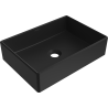 Mexen Goya chiuvetă montată pe blat 45 x 32 cm, negru mat - 22184585