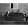 Mexen Goya lavoar de blat 51 x 37 cm, negru mat - 22185085