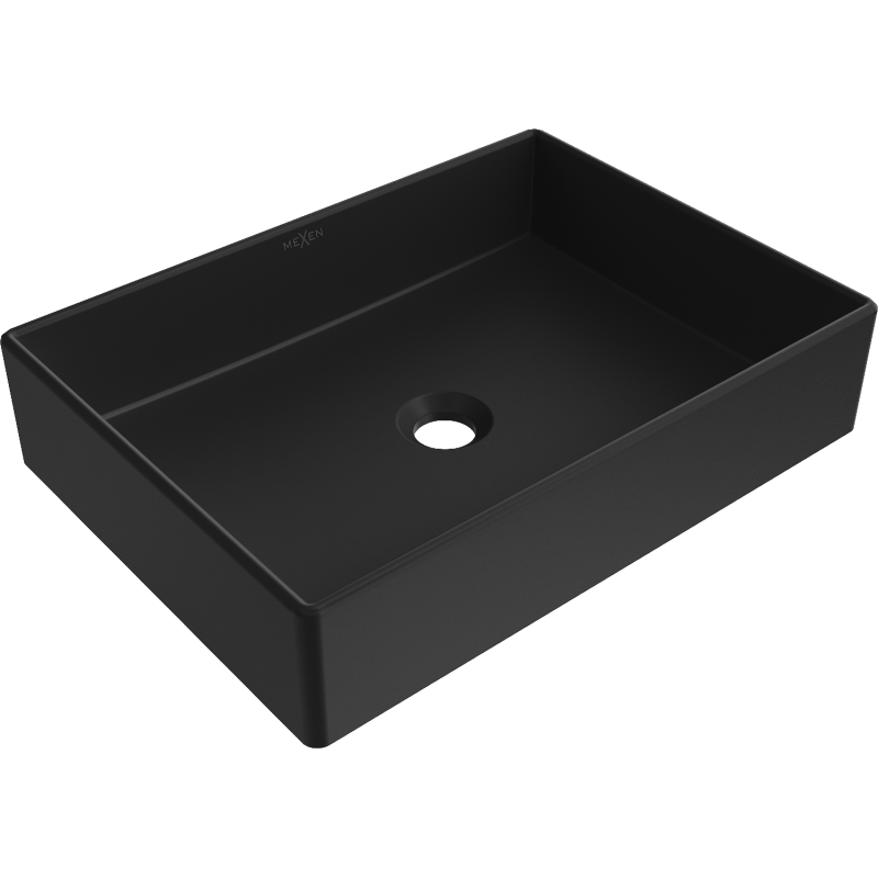 Mexen Goya chiuvetă pe blat 51 x 37 cm, Negru mat - 22185085