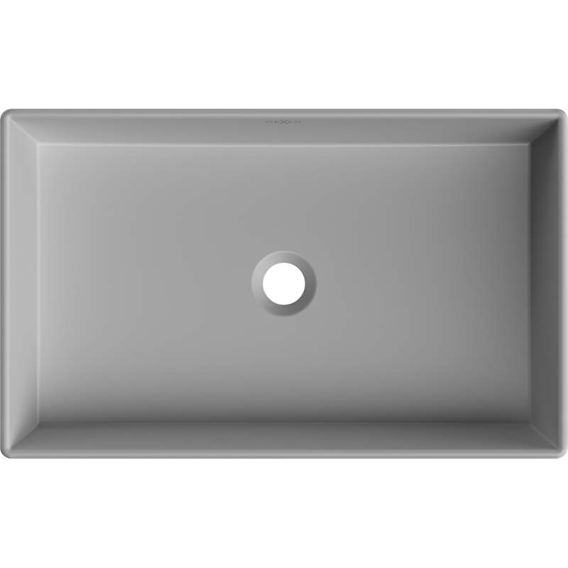 Mexen Goya mosdókagyló 60 x 37 cm, világos szürke matt- 22186061