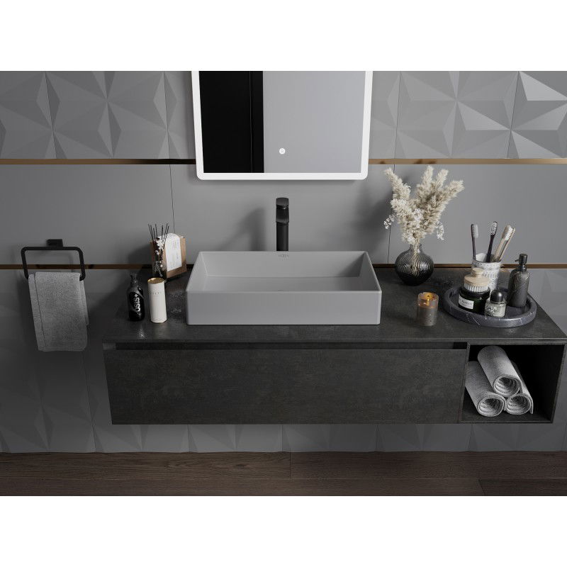 Mexen Goya chiuvetă de blat 60 x 37 cm, gri deschis mat- 22186061