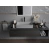 Mexen Goya lavoar pe blat 60 x 37 cm, gri deschis mat - 22186061