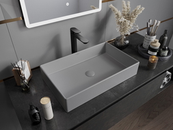 Mexen Goya chiuvetă de blat 60 x 37 cm, gri deschis mat- 22186061