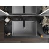 Mexen Goya lavoar pe blat 60 x 37 cm, gri deschis mat - 22186061