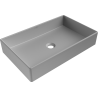 Mexen Goya lavoar pe blat 60 x 37 cm, gri deschis mat - 22186061