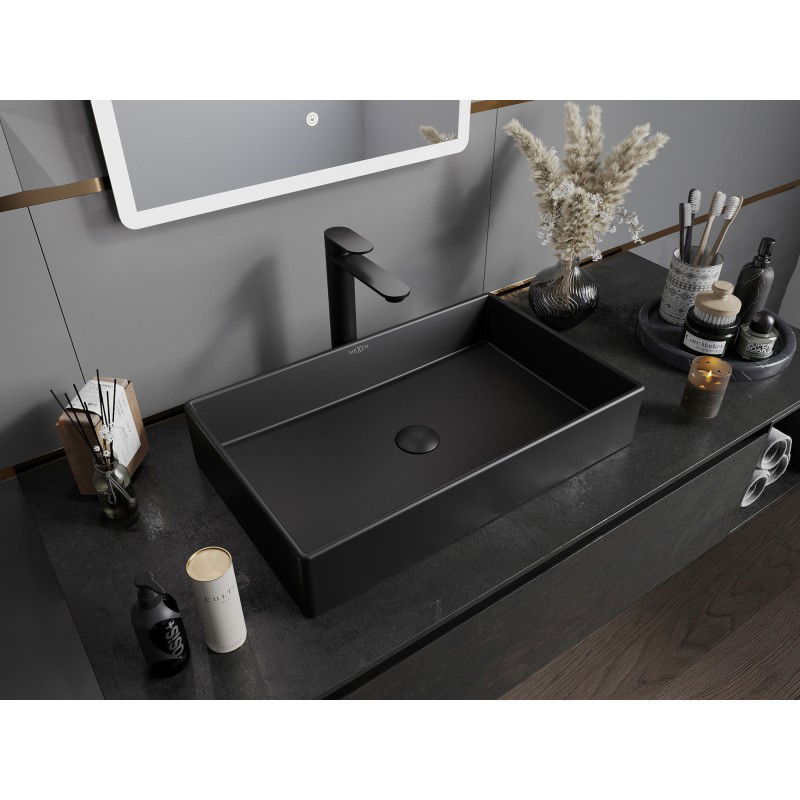 Mexen Goya chiuvetă pe blat 60 x 37 cm, negru mat- 22186085