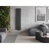 Grătar decorativ Mexen Dallas 1600 x 360 mm, 1039 W, antracit - W214-1600-360-00-66