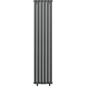 Grătar decorativ Mexen Dallas 1600 x 360 mm, 1039 W, antracit - W214-1600-360-00-66