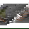 Mexen Dallas dekoratív radiátor 1600 x 360 mm, 1039 W, antracit - W214-1600-360-00-66