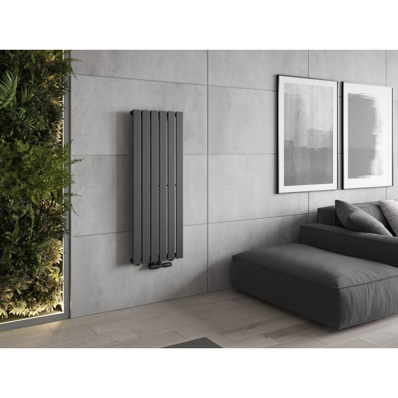 Mexen Boston radiator decorativ 1200 x 452 mm, 611 W, antracit - W213-1200-452-00-66