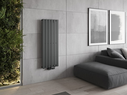 Mexen Boston radiator decorativ 1200 x 452 mm, 611 W, antracit - W213-1200-452-00-66