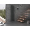 Mexen Boston radiator decorativ 1800 x 376 mm, 740 W, antracit - W213-1800-376-01-66