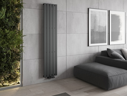 Mexen Boston radiator decorativ 1800 x 376 mm, 740 W, antracit - W213-1800-376-01-66