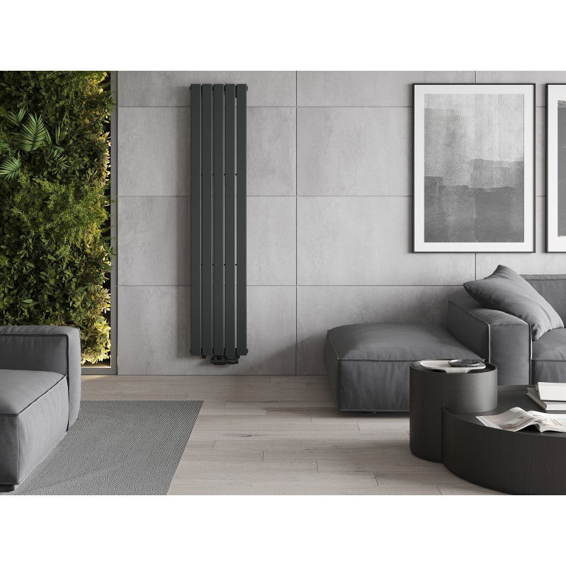 Mexen Boston radiator decorativ 1800 x 376 mm, 740 W, antracit - W213-1800-376-01-66