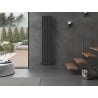 Mexen Boston radiator decorativ 1800 x 376 mm, 740 W, antracit - W213-1800-376-01-66