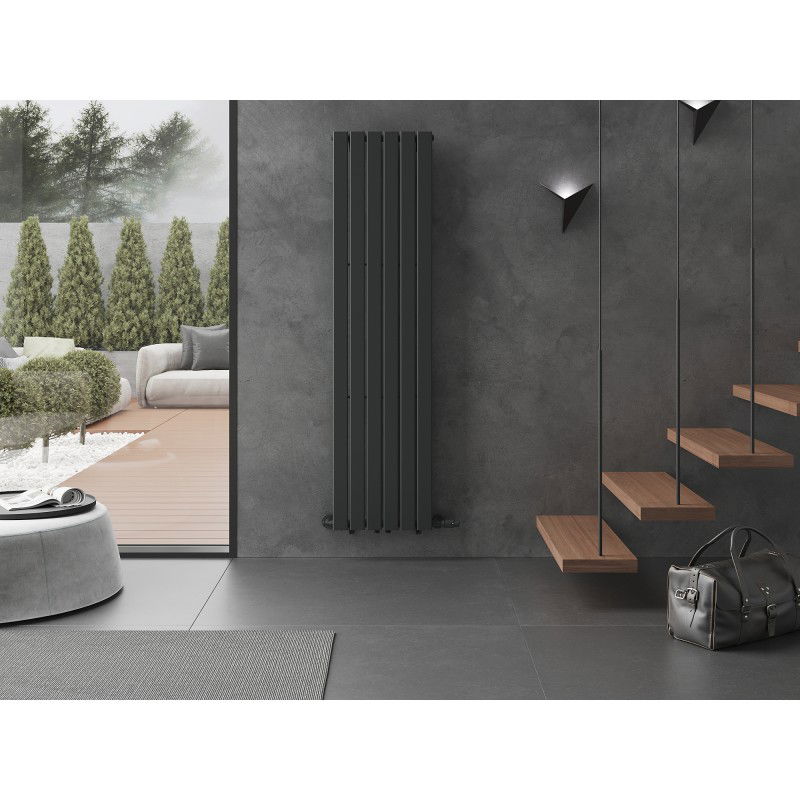 Mexen Boston radiator decorativ 1800 x 452 mm, 888 W, antracit - W213-1800-452-00-66