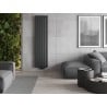 Radiator decorativ Mexen Boston 1800 x 452 mm, 888 W, antracit - W213-1800-452-00-66