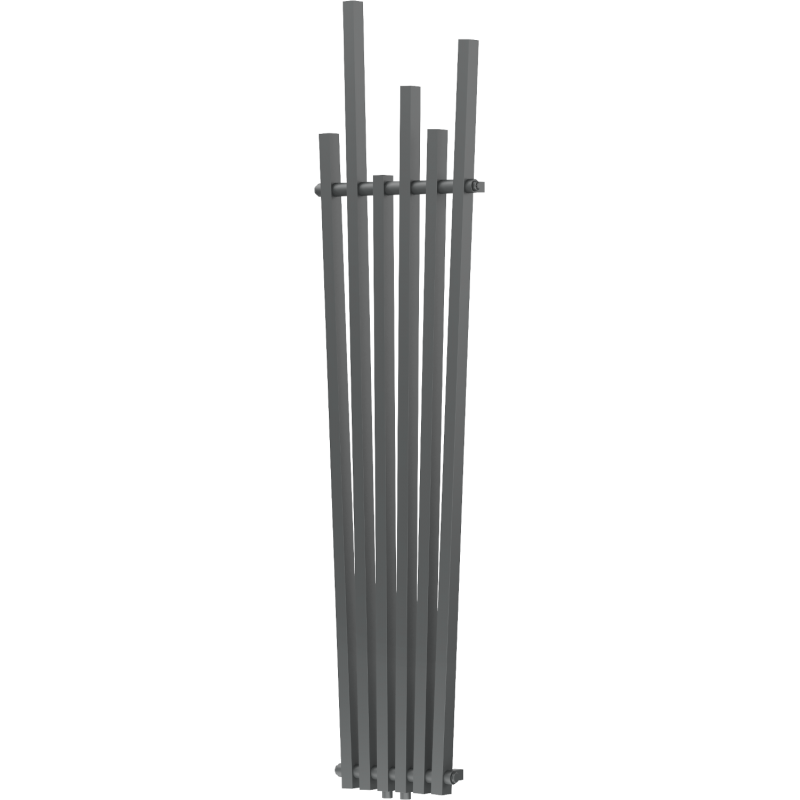 Mexen Omaha dekoratív radiátor 1800 x 420 mm, 655 W, antracit - W208-1800-420-00-66