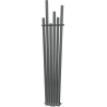 Mexen Omaha dekoratív radiátor 1800 x 420 mm, 655 W, antracit - W208-1800-420-00-66