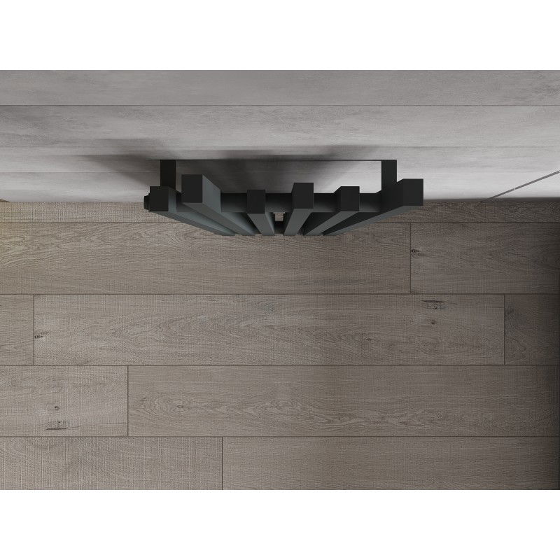 Mexen Omaha dekoratív radiátor 1800 x 420 mm, 655 W, antracit - W208-1800-420-00-66