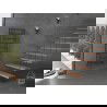 Radiator decorativ Mexen Orlando 1380 x 600 mm, 445 W, antracit - W207-1380-600-00-66